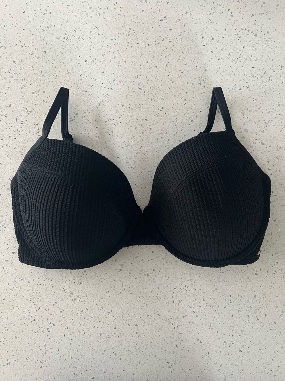 Black Bikini Top L-DD